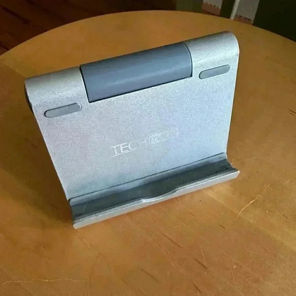 TechMatte iPhone/iPad Brushed Silver Metal Adjustable Stand Holder NWT - Picture 5 of 9